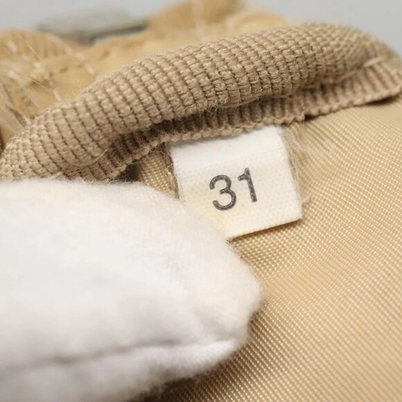 PRADA Shoulder Bag Nylon Beige Auth MX184 - Picture 9 of 16